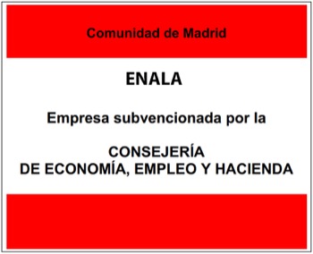 Empresa subvencionada por la Consejería de Economía, Empleo y Hacienda de la Comunidad de Madrid
